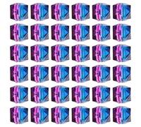 CORHAD 100 Piezas Acrylic Transparent Faceted Polyhedron Beads With Hole Lightweight Spacer Beads For Bracelets Necklace Earrings DIY Crafting