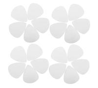 CORHAD 100 Piezas Púas para Guitarra de Acero Inoxidable con Borde Suave Plectros Metálicos Plateados para Eléctrico y Guitarra Acústica Accesorios Multifuncionales para Estilos Rock Jazz