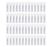 CORHAD 100 Piezas Unidades Mini Pinzas de Madera para Manualidades y Fotos Clips Decorativos Resistentes para Colgar Imágenes y Arte para Scrapbooking y Exhibiciones Clase