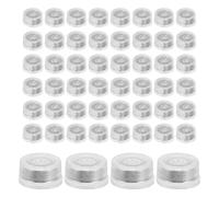 CORHAD 100piezas Base de Cojinete Giratorio para Molino de Viento Mini Rodamientos de Bolas Transparentes para Manualidades de Decoración Artesanal para Proyectos de Arte