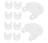 CORHAD 10piezas Clips para Jaula De Mascotas Hebilla De Bobina y Conector De Hebilla para Conejos Hámsters y Animales Pequeños Accesorios De Jaula De Plástico para Conexión y