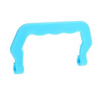 CORHAD 10piezas Mango De Jaula De Plástico para Mascotas Juego De Portátil para Jaulas De Pájaros y Pequeños Animales Instalación y Práctica Color Azul