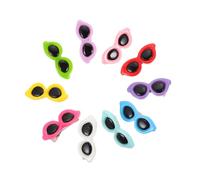 CORHAD 10piezas Pinzas para Pelo De Mascotas Diseño De Gafas Accesorios Coloridos para Decorar Perros y Gatos para Sesiones De y Estilo Divertido