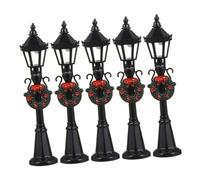 CORHAD 12, Decoración Exterior en Plástico Resistente, Set de 5 Piezas para Micropaisajes y Adornos Navideños