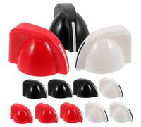CORHAD 12 Perillas de Plástico para Potenciómetro Diseño de Cabeza de Pollo, Set de 12 Unidades (, 4 de Cada Color) para Control de Volumen y Tono en Amplificadores, Equipos