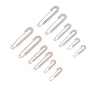 CORHAD 12 Piezas Broches Imperdibles con Cristales para Mujer de Clips Decorativos para Ropa Accesorios Seguros para Vestidos Suéteres Camisas Bufandas y Sombreros Metal Resistente y