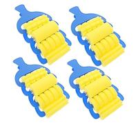 CORHAD 12 Piezas Cepillo De Esponja De Rodillo Cepillo De Graffiti para Niños Pinceles para Niños Suministros De Pintura De Arte para Niños Esponjas Azules Mini Pintura El Plastico