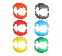 CORHAD 12 Piezas Efectos de Llama para Bloques de Construcción Infantiles Accesorios Miniatura de Fuego Decorativos para Figuras de Acción DIY Modelos para Exhibición y Decoración