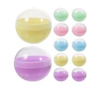 CORHAD 120 Piezas Semitransparent Macaron Colored Round Capsules Plastic Containers For Vending Machines Party Favor DIY Craft Supplies