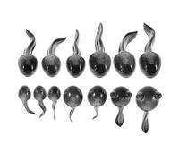 CORHAD 13 Piezas Figuras Miniatura Renacuajos Realistas de Decoración Pequeña para Terrarios Jardines de Musgo y Acuarios Accesorios DIY para Paisaje Micro y Bonsáis