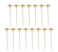 CORHAD 15 Piezas Broches de Metal Hechos Mano con Cristales Brillantes Pines de Alfiler para Adornos para Boda y Joyas para Mujer Accesorios DIY Elegantes