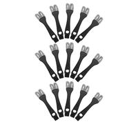 CORHAD 15 Piezas Cepillo Limpiador Jaula Pájaros Mango Ergonómico Doble Cara Removedor Excrementos Raspador Perchero Suministros Mascotas