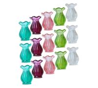 CORHAD 15 Piezas Miniaturas Macetas y Jarrones Decorativos para Casas de Muñecas Mini Jardineras para Suculentas Accesorios Compactos para Decoración de Escritorios y Estantes