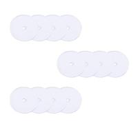CORHAD 150 Tapones para Pendientes Tipo Botón de Plástico Blanco, Protectores Traseros Suaves Que Protegen Orejas y Son Compatibles Mayoría de Pendientes