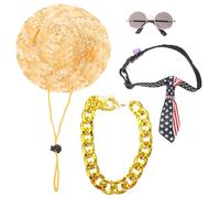 CORHAD 1juego Gafas para Mascotas Collar y Accesorios Kit Divertido para Gatos y Perros para Fiestas y Diseño y Cómodo