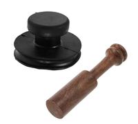 CORHAD 1juego Maletín y Para Tazón De Sonido Accesorios De Tazón De Canto Mango De Succión Goma Para Tazones De Sonido Budistas