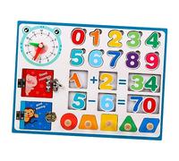 CORHAD 1Juego Tablero de Actividades Montessori Juguete Educativo y Resta Desarrollo Cognitivo y Matemático Preescolar y Jardín de Infantes