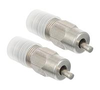 CORHAD 2 Bebederos de Acero Inoxidable para Pollos Grifo Desmontable y Fácil Limpieza, Adecuado para Comederos de Aves en Granjas