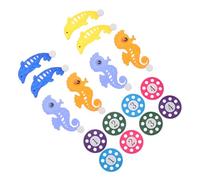 CORHAD 2 Juegos De Discos Voladores para Juguetes para Piscina Juguetes para Bucear En El Mar Discos Voladores Acuáticos