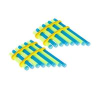 CORHAD 2 Mini Flautas De Pan De Juguete: Instrumento Musical DIY Para Niños. Flauta Musical De Plástico, Juguete Para Aprender Música Y Física, Ideal Como Recuerdo De Fiesta.