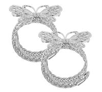 CORHAD 2 Piezas Alzapaños de Cortina Metálicos con Muelle Diseño de Insecto Decorativo para Baño Cocina y Dormitorio de Unidades Resistentes y Funcionales