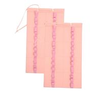 CORHAD 2 Piezas Bolsa Organizadora Plegable para Baquetas y Mazas Colgante de Fieltro Portátil para Almacenamiento de Palos de Batería y Exhibición de Cinturones de Karate para Estudio