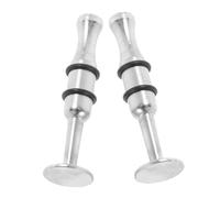 CORHAD 2 piezas Entrenador de Fuerza Bucal Metálico para Trompeta y Saxofón Dispositivo Portátil para Entrenamiento Muscular de Embocadura Mejora Control y Precisión Clarinete y Trombón