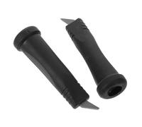 CORHAD 2 Piezas Juego de 2 Puntas de Tungsteno Negras para Bastones de Trekking, Repuesto Resistente para Senderismo, Accesorios para Bastones de Montaña, Compatibles Deportes al Aire