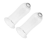 CORHAD 2 Piezas Protector de Vidrio para Lámpara de Aceite Portavelas Prueba de Viento Transparente para Farolillo para Picnic Camping y Cenas Patio Repuesto para Lámparas de Queroseno