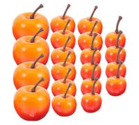CORHAD 20piezas Bolsita Frutas Artificiales Realistas para Decoración De Fiestas Imitación De Miniaturas Accesorios para Colección y Escenografías Diversión Ligera y