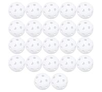 CORHAD 22piezas Bolas De Plástico Perforadas para Práctica Interior y Exterior Balanceadas y Duraderas Color Rosa Visible para Entrenamiento y Juego Recreativo