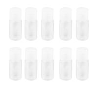 CORHAD 24 Botellas de Emulsión de 10 Ml para Maquillaje y Loción, Material Pet y Pp, Fáciles de Llevar y Usar, Ideales para Viaje y Almacenamiento
