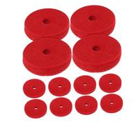 CORHAD 24 piezas Unidades Almohadillas de Fieltro para Platillos de Batería Diseño Doble Capa para Protección y Reducción de Ruido Accesorio Duradero para Soporte de Platillos Jazz y Kit