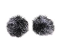 CORHAD 2piezas Cubierta De Micrófono Protector Antisalpicaduras y Antiviento Parabrisas De Microfono Para Grabación Oficina y Escenarios Material De Artificial Seguro y Suave