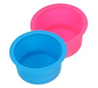 CORHAD 2piezas Cuencos De Silicona Resistentes Al Calor Para Derretir Cera Práctico Recipiente Para Calentador De Cera