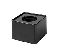 CORHAD 2piezas Estación De Logo Para Micrófono De Entrevista Soporte Ligero y Portátil Abs Diseño Triangular y Cuadrado Compatible Con Micrófonos Profesionales Para Reporteros y Transmisi