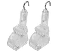 CORHAD 2piezas Mecanismo de Inclinación para Persianas Varilla Control Horizontal Accesorio para Cortinas Interior Compatible con Bajos Rails