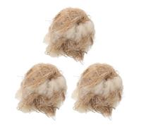 CORHAD 3 Bolsas de Material Natural para nidos de pájaros - Material para nidos de pájaros, Suministros para de pinzones, lecho de Fibra Seguro para periquitos, Canarios y Aves Silvestres