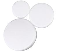 CORHAD 3 Moldes Redondos de Espuma para Modelado de Pasteles Reutilizables Altura 5 CM Tamaño 4 6 y 8 Ideales para Decoración y Práctica de Repostería en Fiestas