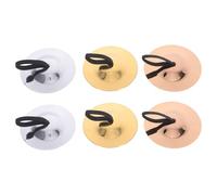 CORHAD 3 Pares Platillos para Instrumentos de Percusión Orff Zills Ergonómicos para Danza del Vientre Desarrollo Rítmico y Coordinación Manual Juguetes Musicales Compactos para Fiestas