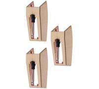 CORHAD 3 piezas Agujas para Tocadiscos de Aluminio Ligero Compatibles con Varios Modelos Reemplazo Fácil para Vinilos y Fonógrafos Garantía de Alta Fidelidad Sonido