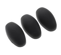CORHAD 3 Piezas de Reposapulgares Ajustables para Instrumentos de Viento Madera, Material Plástico Cómodo y Protector para Clarinete y Saxofón, Color Negro