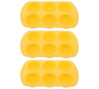 CORHAD 3 piezas Molde de Silicona para Velas y Jabones DIY Forma de Rodaja de Limón Flexible y Fácil de Desmoldar para Manualidades Aromaterapia y Decoración Artesanal