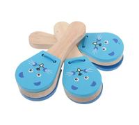 CORHAD 3 Piezas Tablero de altavoces de madera para Juguete para para juguete de la tabla de resonancia del bebé instrumento de Mini Party Rhebrakers Azul