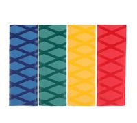 CORHAD 4 Fundas Termorretráctiles Antideslizantes de 13 Cm Protección Ergonómica en Varios Colores para Mango de Cuchillo de Cocina para Utensilios para Chefs Profesionales