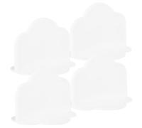 CORHAD 4 piezas Anclajes Adhesivos Antivuelco para Muebles sin Taladro Fijación Segura para Armarios Cómodos de Instalar y Resistentes para Protección Infantil