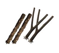 CORHAD 4 Piezas Perchas Resistentes para para Jaulas Soporte Duro para Pájaros Fácil Instalación para Aves Pequeñas