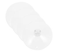 CORHAD 4 Piezas Soporte de Guitarra Ventosa de Goma Ventosas de Repuesto para Soporte de Guitarra Accesorios de Transparente para Practicar Casa o Estudio