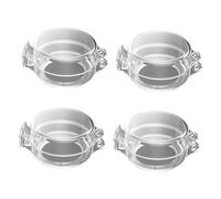 CORHAD 4piezas Protector De Perillas Para Cocinas Fundas De Seguridad Bloqueo De Protección Previene Mascotas