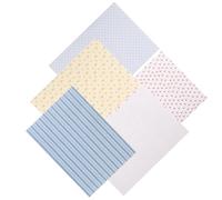 CORHAD 5 Láminas de Papel Pintado Autoadhesivo para Casa de Muñecas Pegatinas de Pared Miniatura Decoración para Sala y Dormitorio Accesorios para Casas en Miniatura